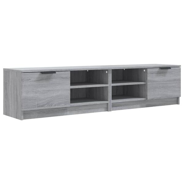 vidaXL Meubles TV 2 pcs Sonoma gris 80x35x36,5 cm Bois d'ing&eacute;nierie