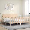 vidaXL Cadre de lit sans matelas 200x200 cm bois massif de pin