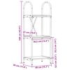vidaXL &Eacute;tag&egrave;re Bois ancien 40 x 30 x 109 cm Bois d'ing&eacute;nierie