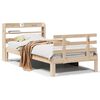 vidaXL Cadre de lit avec t&ecirc;te de lit sans matelas 100x200 cm