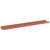 vidaXL &Eacute;tag&egrave;re Murale 2 pcs Rouge 80 x 9 x 3 cm Bois d'ing&eacute;nierie