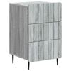 vidaXL Cabinet de chevet Sonoma gris 43 x 41 x 68 cm Bois d'ing&eacute;nierie