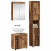 vidaXL Ensemble de mobilier de salle de bain TULUM Bois ancien