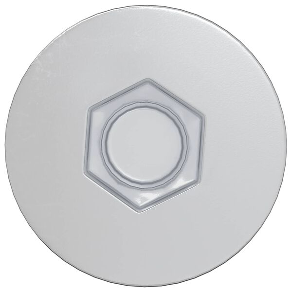 vidaXL Vis confirmat 12 pcs Argent&eacute; &Oslash;7 x 50 mm M&eacute;tал