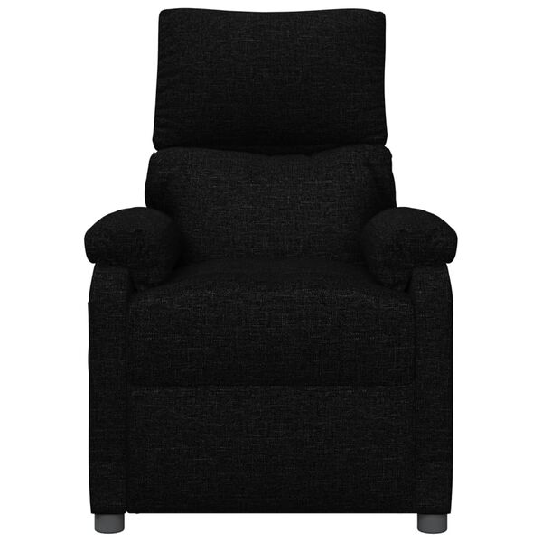 vidaXL Fauteuil inclinable &eacute;lectrique Noir Tissu