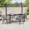 vidaXL Ensemble de salle &agrave; manger pour jardin 5 pcs Anthracite