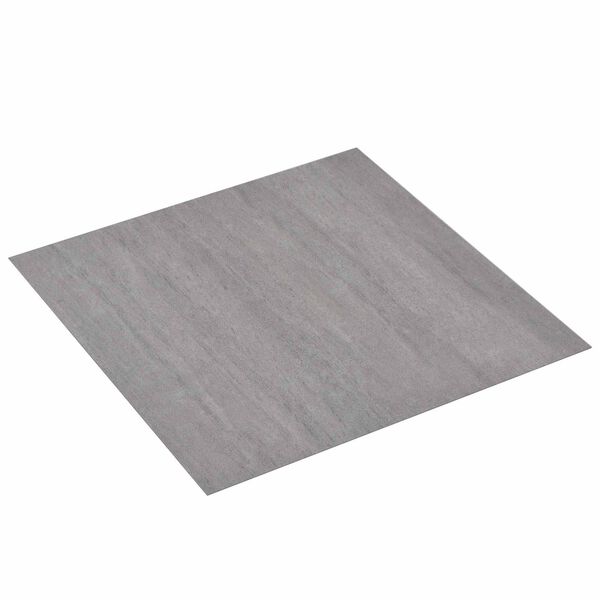 vidaXL Planches de sol 55 pcs Gris 5,11 m&sup2; PVC