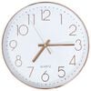 vidaXL Horloge murale 30 cm Or ros&eacute;