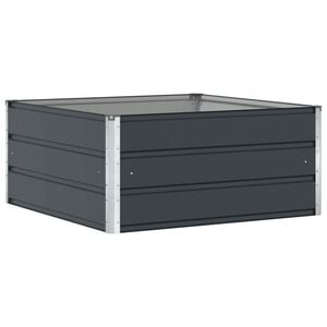 vidaXL Jardini&egrave;re Anthracite 100 x 100 x 45 cm Acier