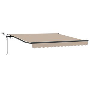 vidaXL Tissu de auvent Beige 300 x 250 cm Polyester