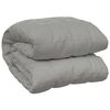 vidaXL Couverture lest&eacute;e Gris 200x230 cm 13 kg Tissu