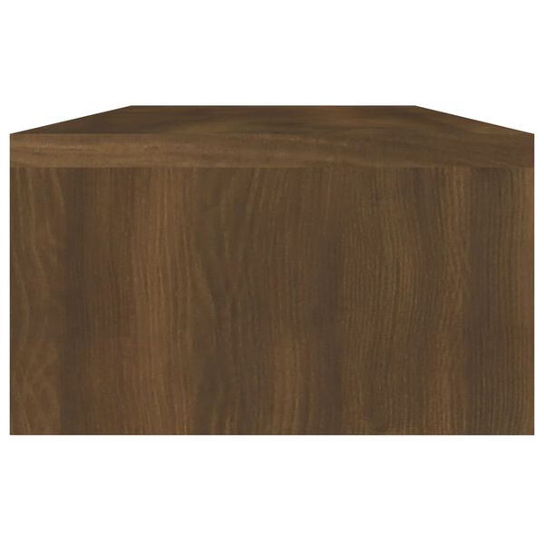 vidaXL Support de moniteur Ch&ecirc;ne marron 60x23,5x12cm Bois d'ing&eacute;nierie