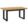 vidaXL Table &agrave; manger NOAIN pieds en forme de U 160x90x75cm massif pin