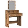 vidaXL Coiffeuse Bois Ancien 80 x 41 x 144,5 cm Bois d'ing&eacute;nierie