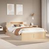 vidaXL Cadre de lit sans matelas 160x200 cm bois massif de pin