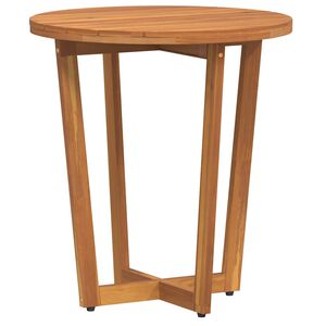 vidaXL Table d'appoint de jardin ronde &Oslash;55x60 cm en bois d'acacia massif