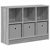 vidaXL Buffet Gris Sonoma 73,5 x 22,5 x 53,5 cm