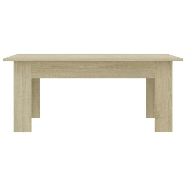 vidaXL Table basse Ch&ecirc;ne sonoma 100x60x42 cm Bois d&rsquo;ing&eacute;nierie