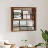 vidaXL &Eacute;tag&egrave;re &agrave; magazines avec &eacute;tag&egrave;re Bois ancien 80 x 12 x 70 cm