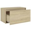 vidaXL Banc d'entr&eacute;e 80x40x45 cm Ch&ecirc;ne sonoma Bois d'ing&eacute;nierie