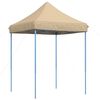 vidaXL Tente de f&ecirc;te 200 x 200 x 306 cm Beige Tissu Oxford
