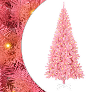 vidaXL Sapin de No&euml;l Rose 180 cm PVC