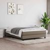 vidaXL Matelas de lit &agrave; ressorts ensach&eacute;s fermet&eacute; moyenne Taupe 140x190x20 cm Tissu