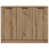 vidaXL Buffet ch&ecirc;ne artisanal 90,5x30x70 cm bois d'ing&eacute;nierie