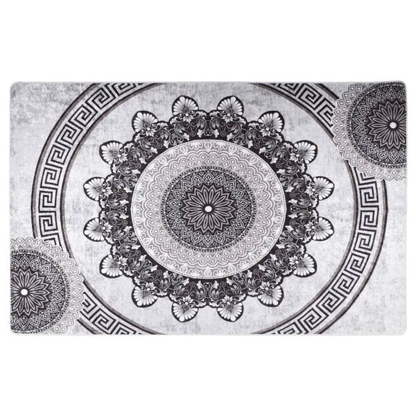 vidaXL Tapis lavable antid&eacute;rapant 80x150 cm Multicolore