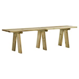 vidaXL Banc de jardin 160 cm bois de pin massif imprégné