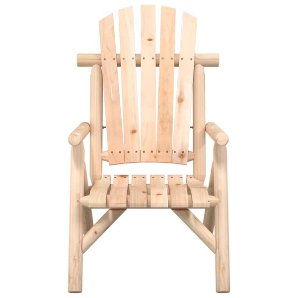 vidaXL Chaise de jardin 68x86x103 cm bois massif d'&eacute;pic&eacute;a