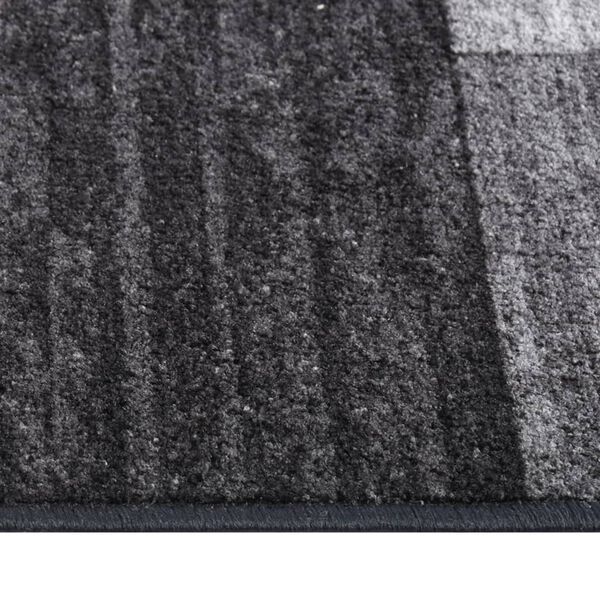 vidaXL Tapis de couloir antid&eacute;rapant Anthracite 100x150 cm