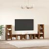 vidaXL Ensemble meuble TV 4 pcs Bois Ancien 37 x 35 x 107,5 cm