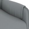 vidaXL Fauteuil de massage inclinable Gris clair Tissu
