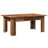 vidaXL Table basse vieux bois 100x60x42 cm bois d'ing&eacute;nierie