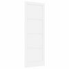 vidaXL Porte int&eacute;rieure 83 x 232 cm Contreplaqu&eacute; Blanc