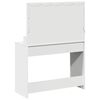 vidaXL Table de Toilette Blanc 100 x 41 x 135 cm Bois d'ing&eacute;nierie