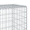 vidaXL Panier gabion avec couvercle 1100x50x150 cm fer galvanis&eacute;