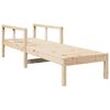 vidaXL Chaise longue 199,5x62x55 cm bois massif de pin