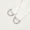 vidaXL Voile d'ombrage 160 g/m&sup2; Blanc 4,5x4,5 m PEHD