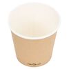 vidaXL Tasses &agrave; caf&eacute; en papier 120 ml 250 pcs Marron