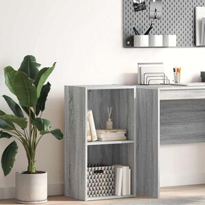 vidaXL Biblioth&egrave;que sonoma gris 40x30x77 cm bois d'ing&eacute;nierie