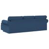 vidaXL Canap&eacute; Bleu Dimensions globales: 245 x 138 x 80 cm (l x P x H)