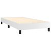 vidaXL Sommier &agrave; lattes de lit avec matelas et LED Blanc 90x190cm