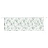 vidaXL Coussins de banc de jardin lot de 2 motif de feuilles tissu