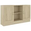vidaXL Buffet Ch&ecirc;ne sonoma 120x30,5x70 cm Bois d'ing&eacute;nierie