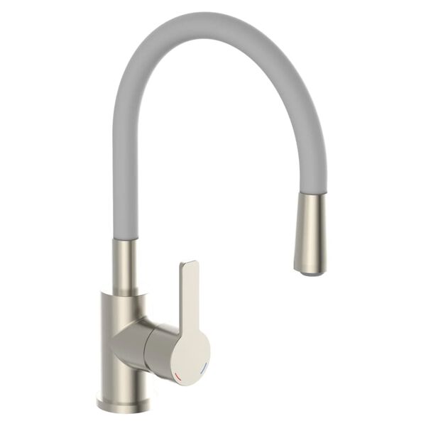 EISL Mitigeur d'&eacute;vier FLEXO gris