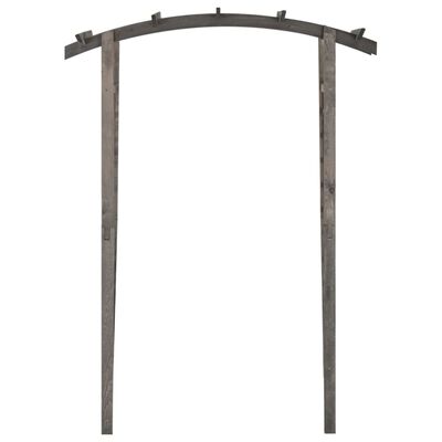vidaXL Arche à treillis 150x50x210 cm Bois de pin imprégné de gris