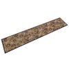 vidaXL Tapis de cuisine lavable imprim&eacute; Morning brun 60x300 cm velours