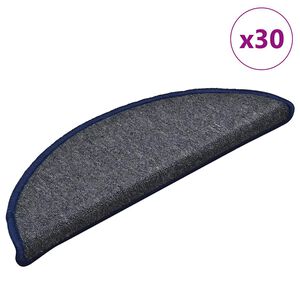 vidaXL Tapis d'escalier auto-adh&eacute;sifs 30 pi&egrave;ces 56 x 17 x 3 cm